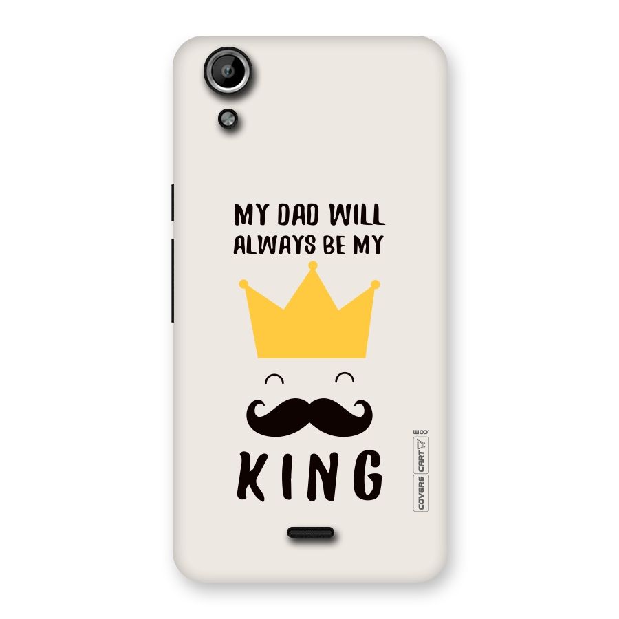 My King Dad Back Case for Micromax Canvas Selfie Lens Q345