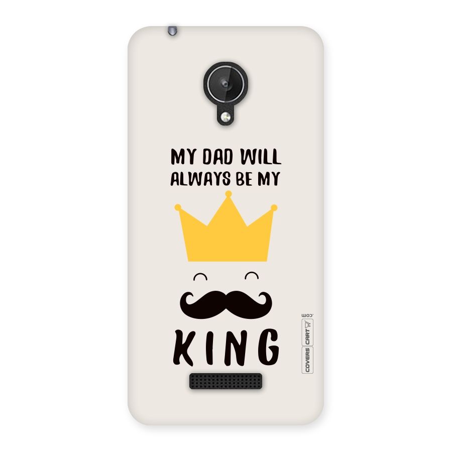 My King Dad Back Case for Micromax Canvas Spark Q380
