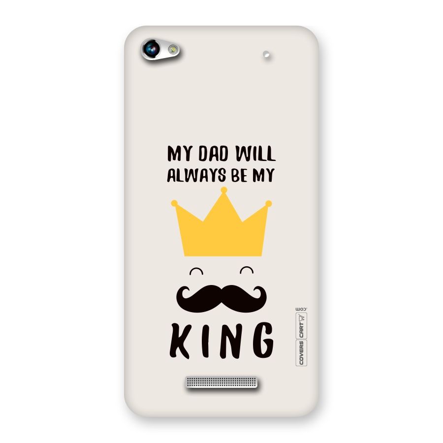 My King Dad Back Case for Micromax Hue 2