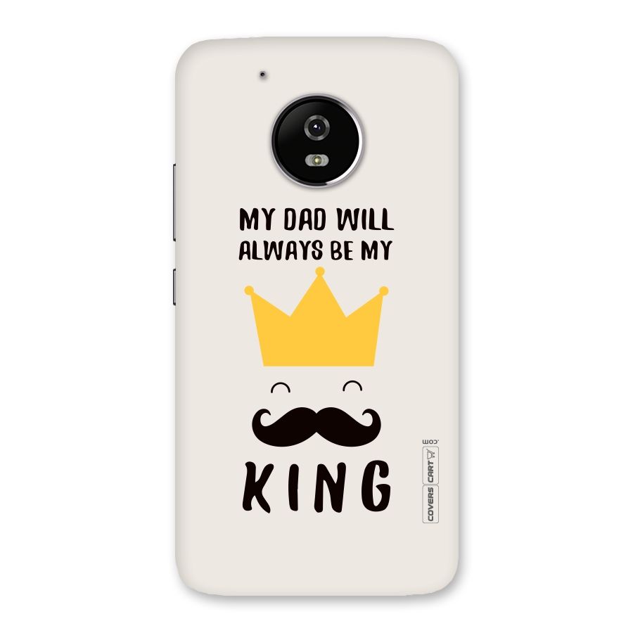 My King Dad Back Case for Moto G5
