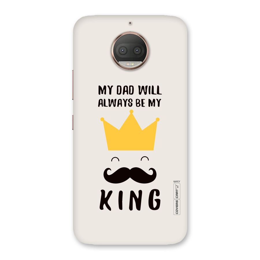 My King Dad Back Case for Moto G5s Plus