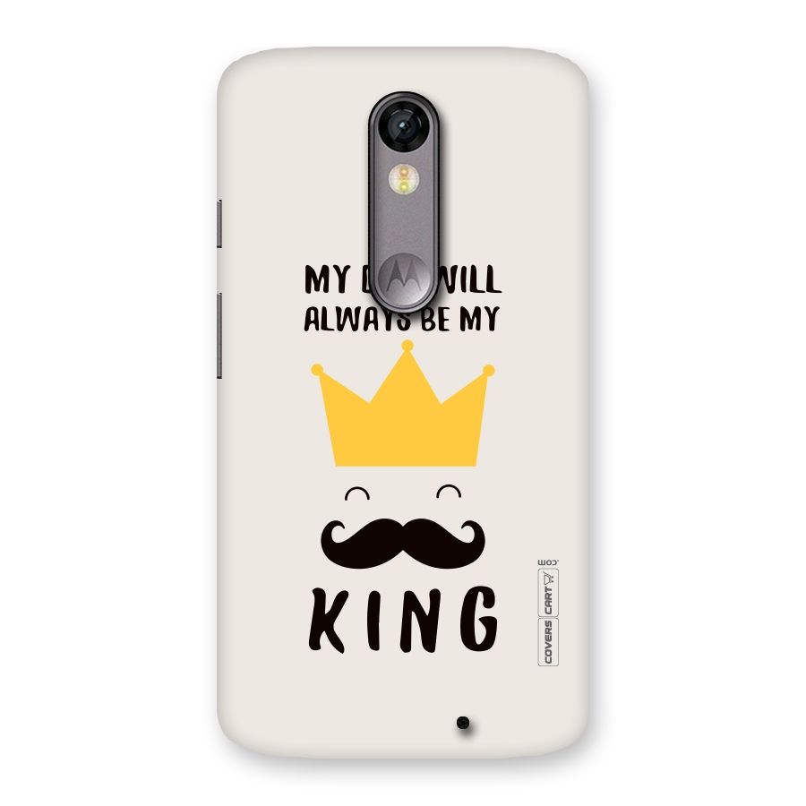 My King Dad Back Case for Moto X Force