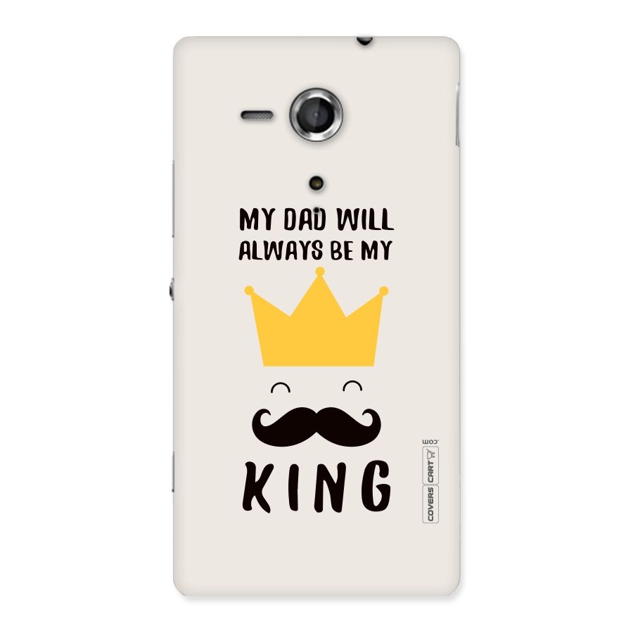 My King Dad Back Case for Sony Xperia SP