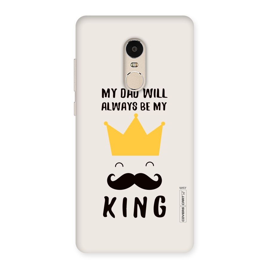 My King Dad Back Case for Xiaomi Redmi Note 4