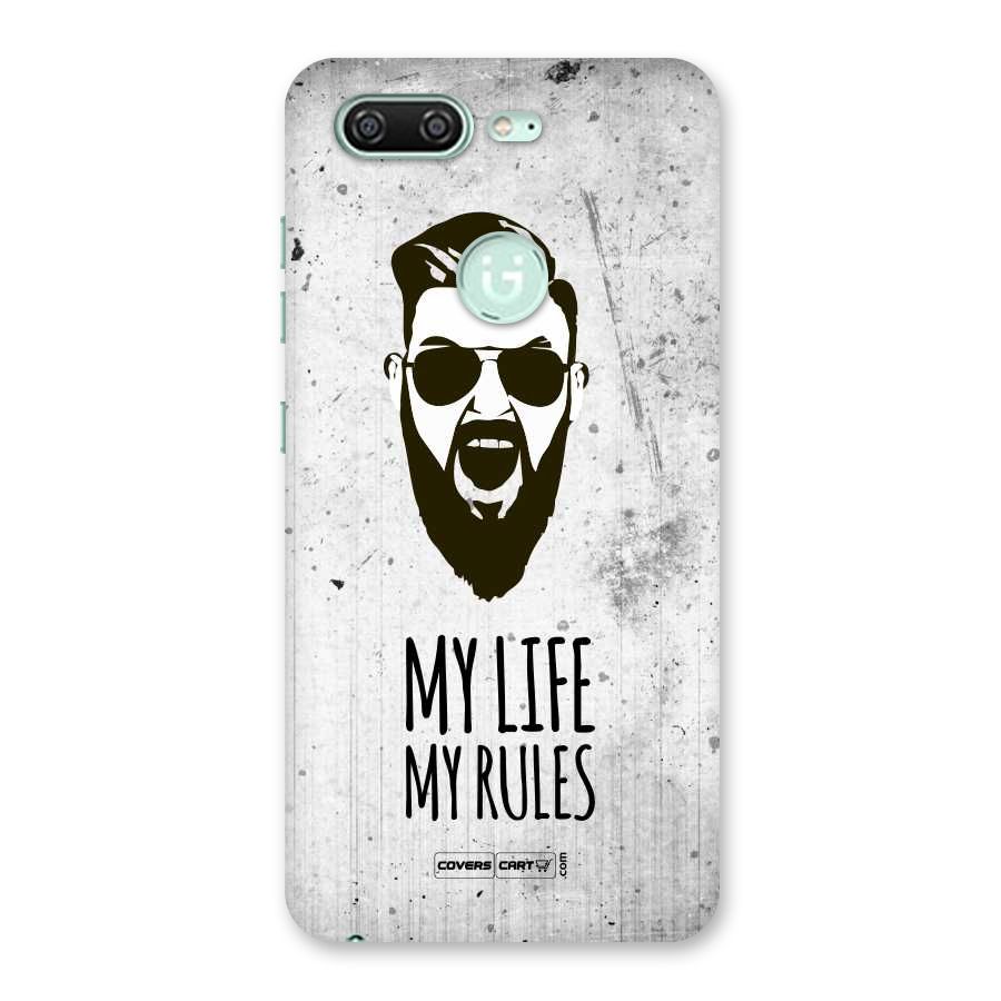 My Life My Rules Back Case for Gionee S10