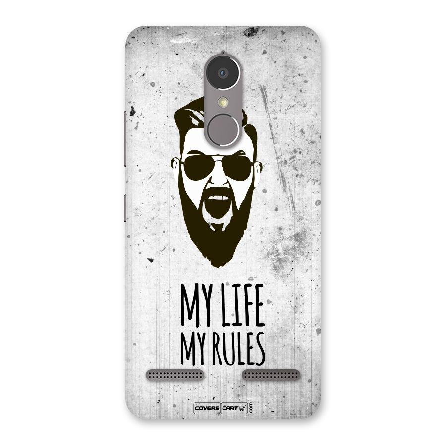 My Life My Rules Back Case for Lenovo K6