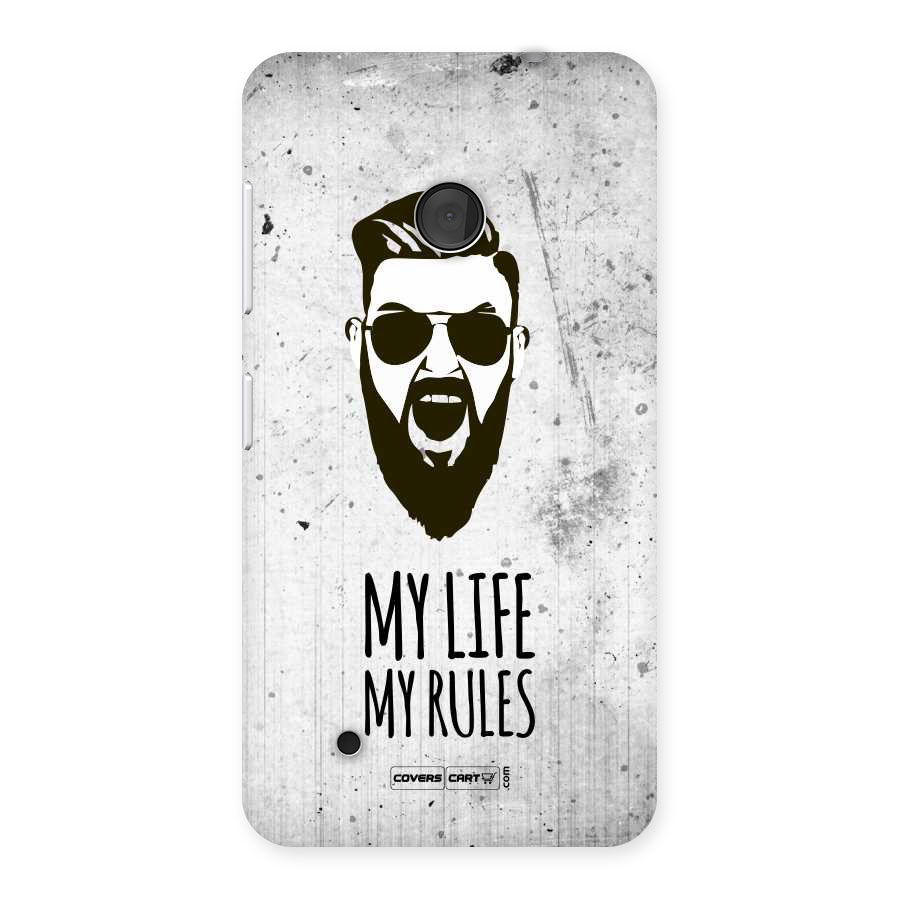 My Life My Rules Back Case for Lumia 530