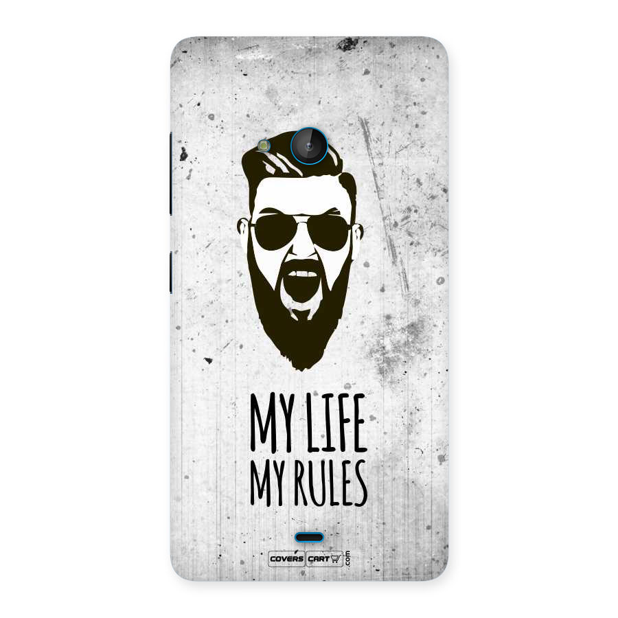 My Life My Rules Back Case for Lumia 540