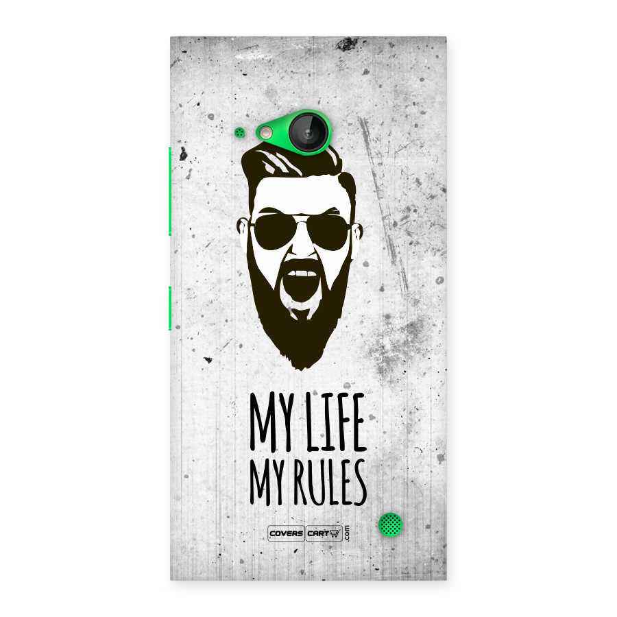 My Life My Rules Back Case for Lumia 730