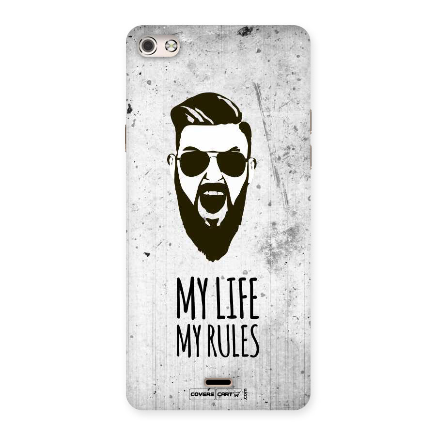 My Life My Rules Back Case for Micromax Canvas Silver 5