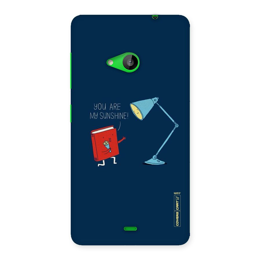 My Sunshine Back Case for Lumia 535