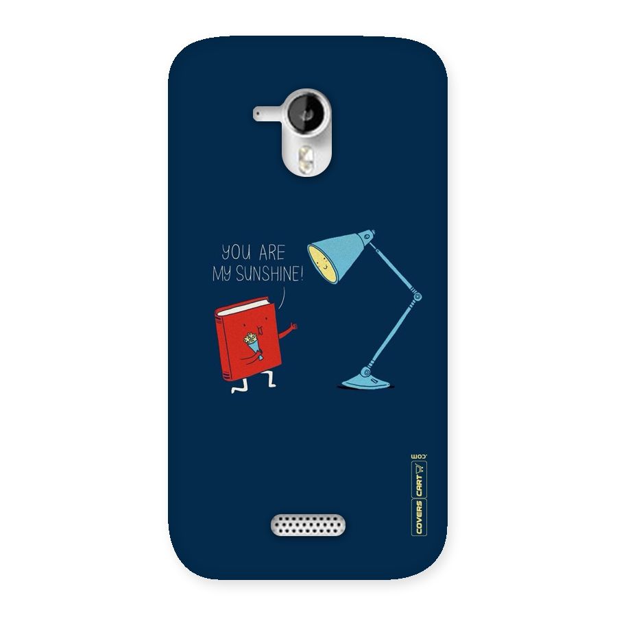 My Sunshine Back Case for Micromax Canvas HD A116