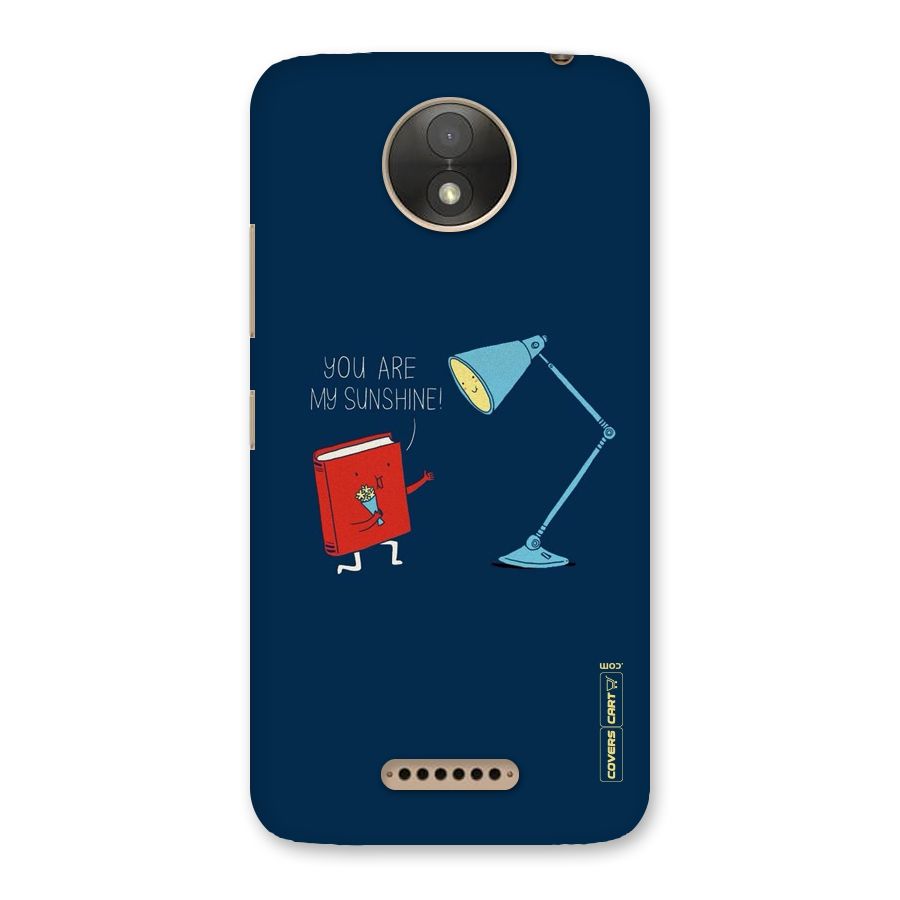 My Sunshine Back Case for Moto C Plus