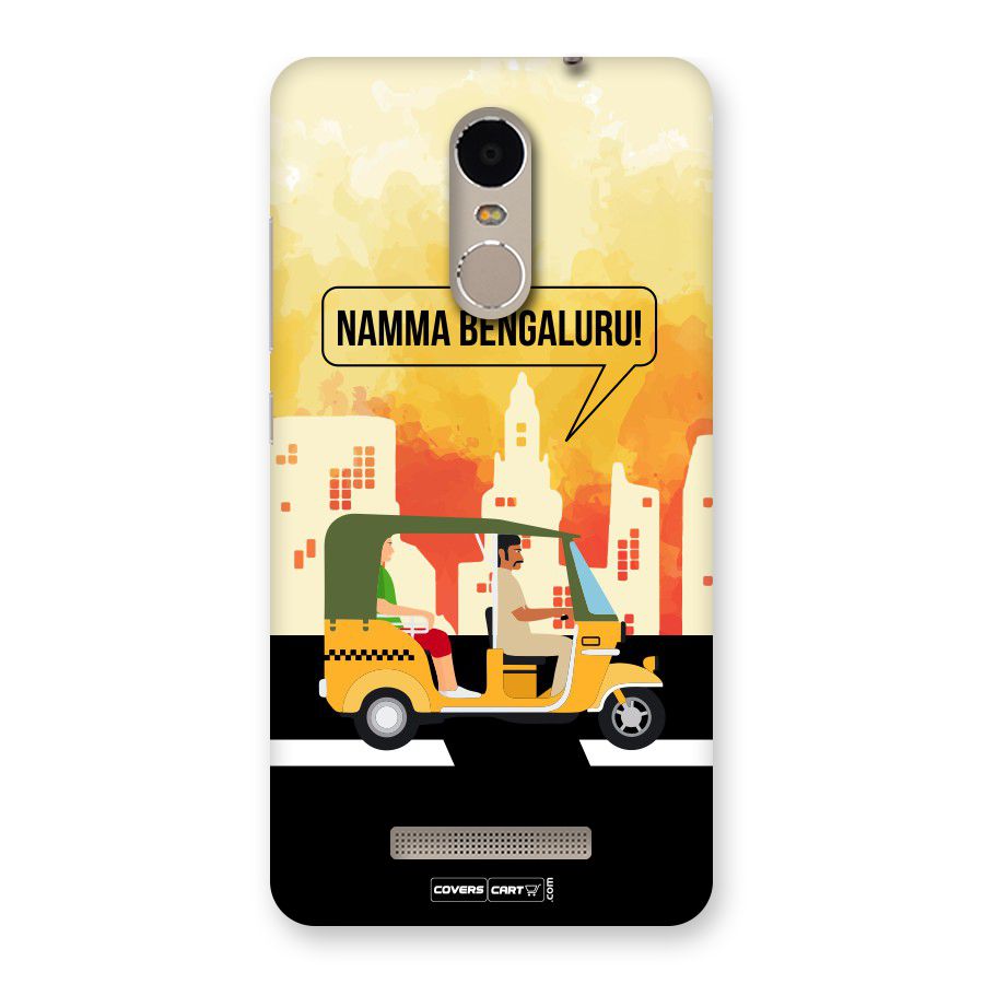 Namma Bengaluru Back Case for Xiaomi Redmi Note 3