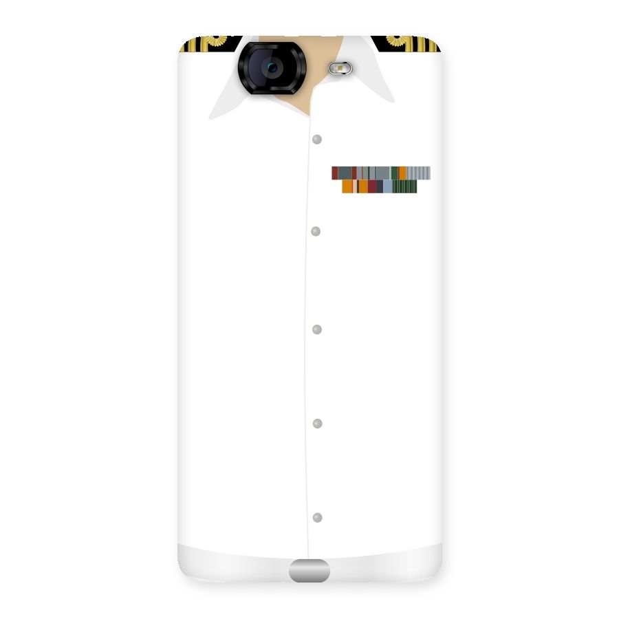 Navy Uniform Back Case for Canvas Knight A350