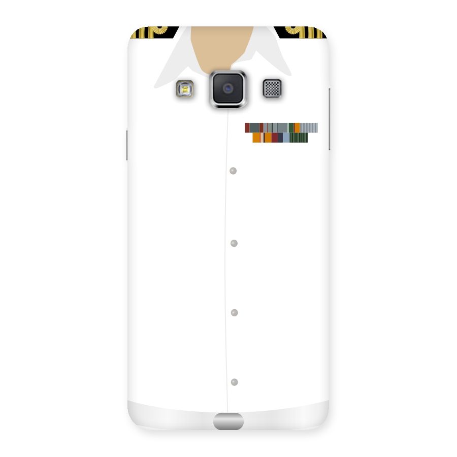 Navy Uniform Back Case for Galaxy A3