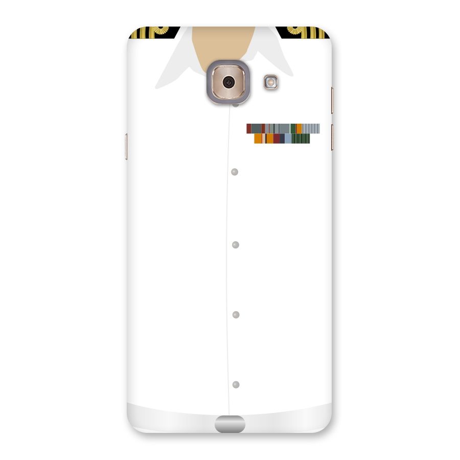 Navy Uniform Back Case for Galaxy J7 Max