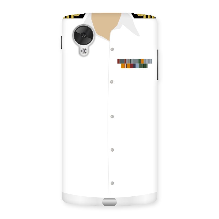 Navy Uniform Back Case for Google Nexsus 5