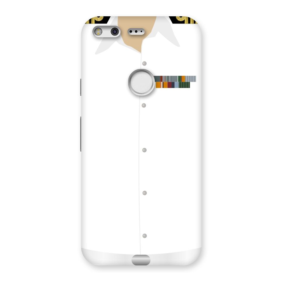 Navy Uniform Back Case for Google Pixel