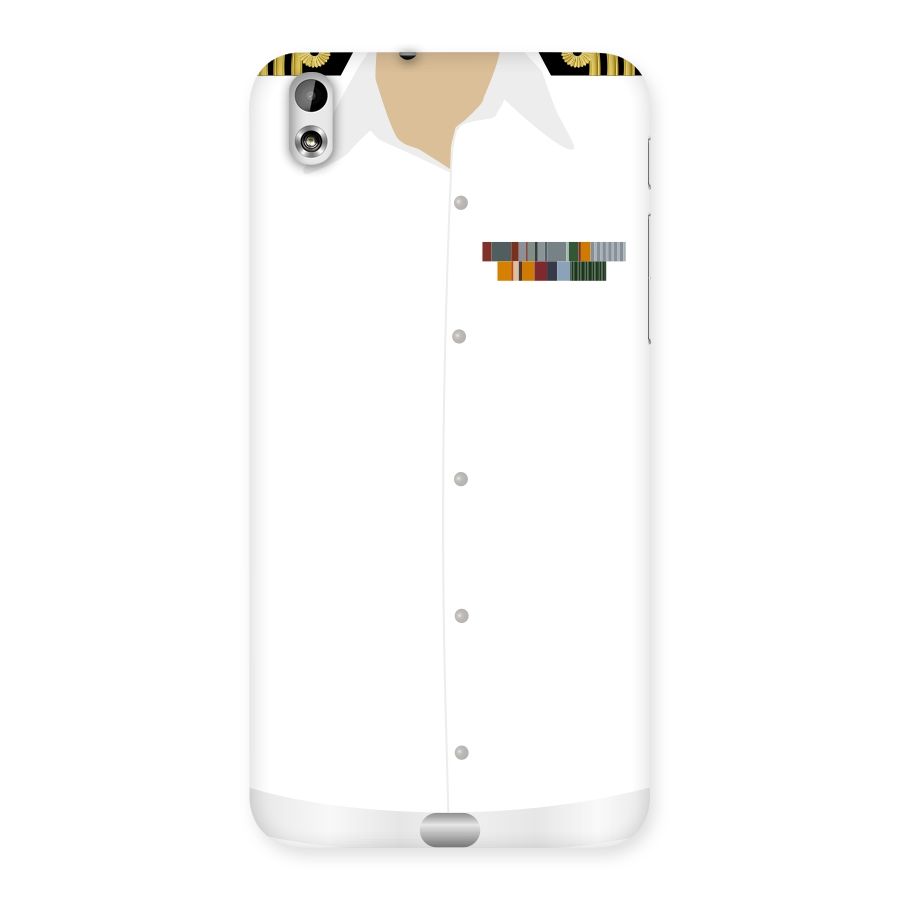 Navy Uniform Back Case for HTC Desire 816g