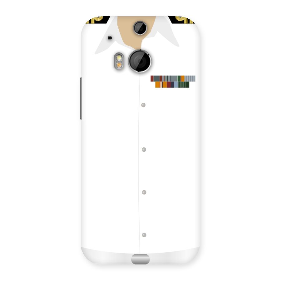 Navy Uniform Back Case for HTC One M8