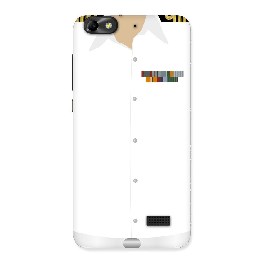 Navy Uniform Back Case for Honor 4C