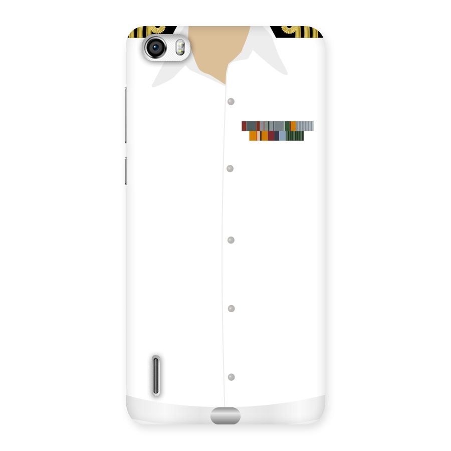 Navy Uniform Back Case for Honor 6