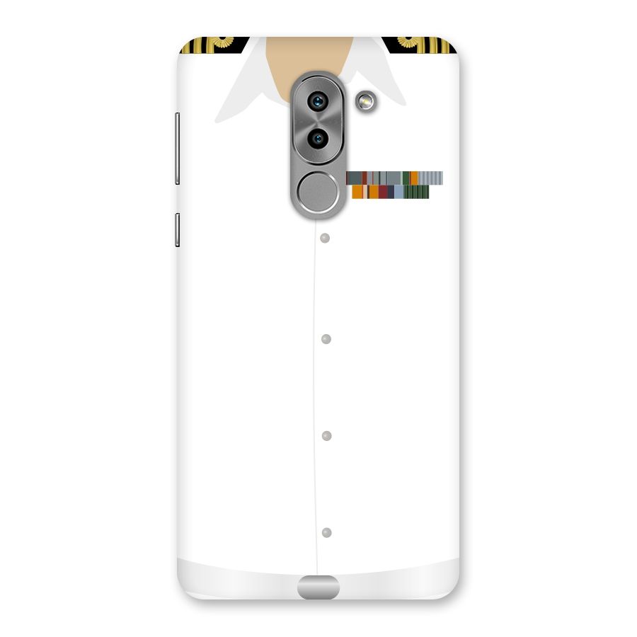 Navy Uniform Back Case for Honor 6X