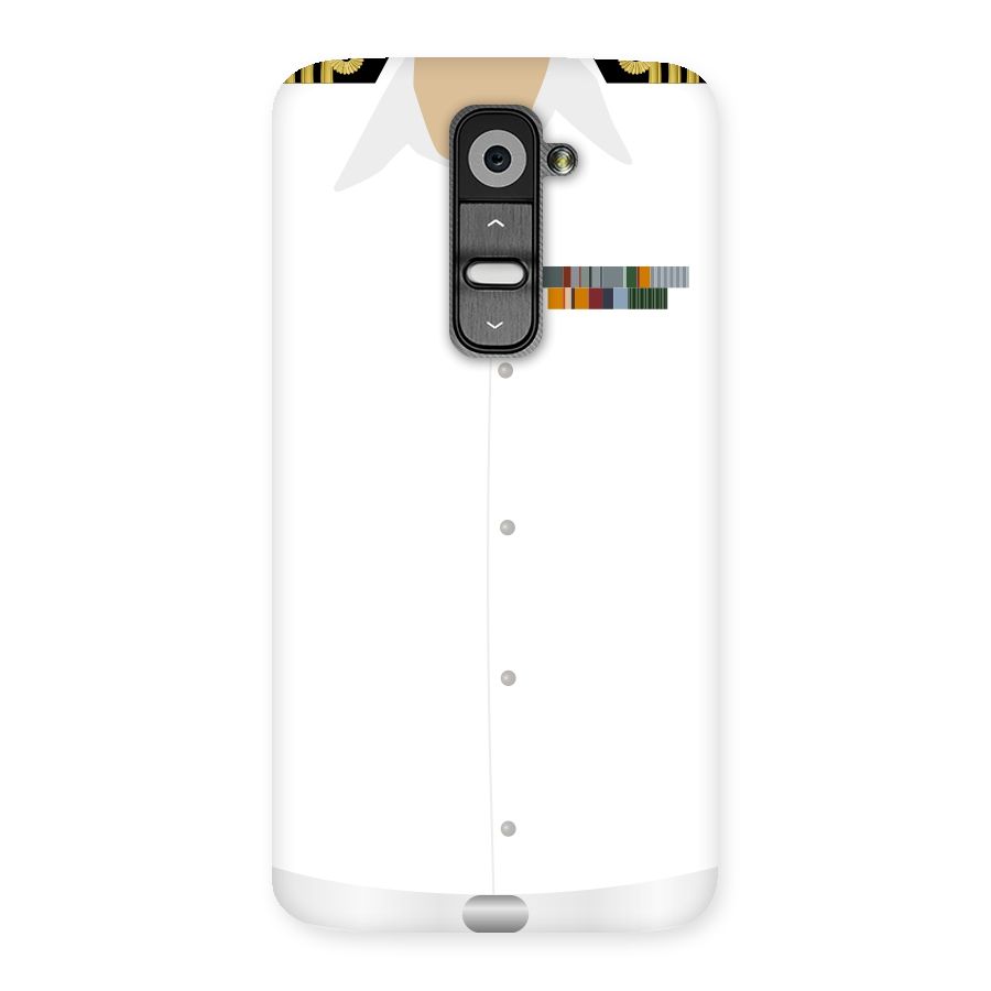 Navy Uniform Back Case for LG G2