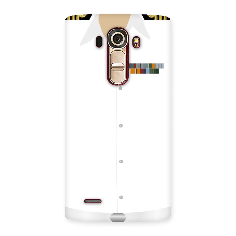 Navy Uniform Back Case for LG G4