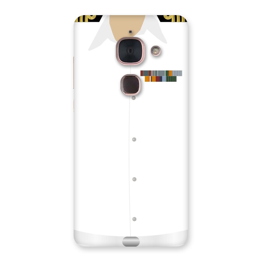 Navy Uniform Back Case for Le Max 2