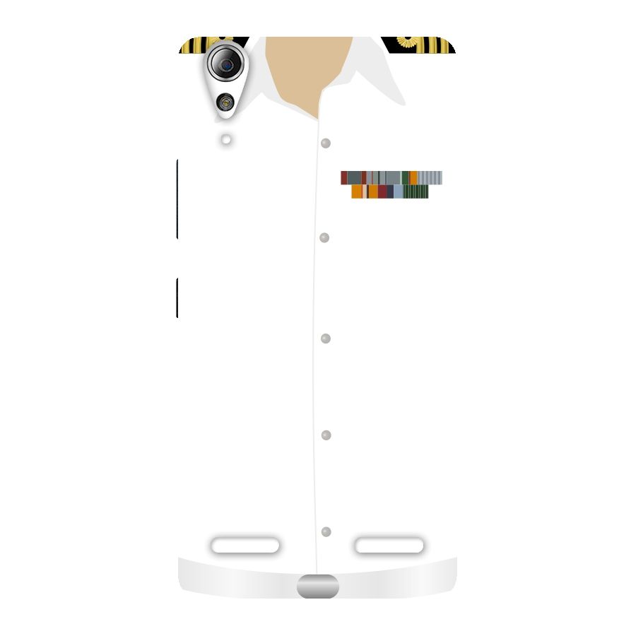 Navy Uniform Back Case for Lenovo A6000