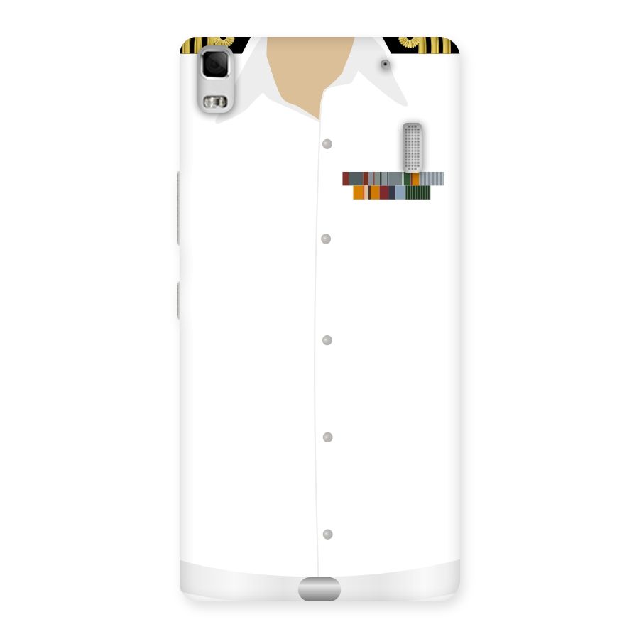 Navy Uniform Back Case for Lenovo K3 Note