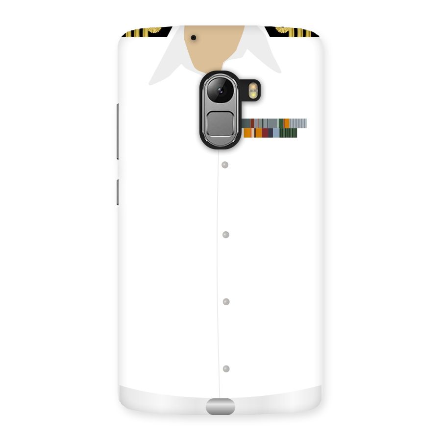 Navy Uniform Back Case for Lenovo K4 Note