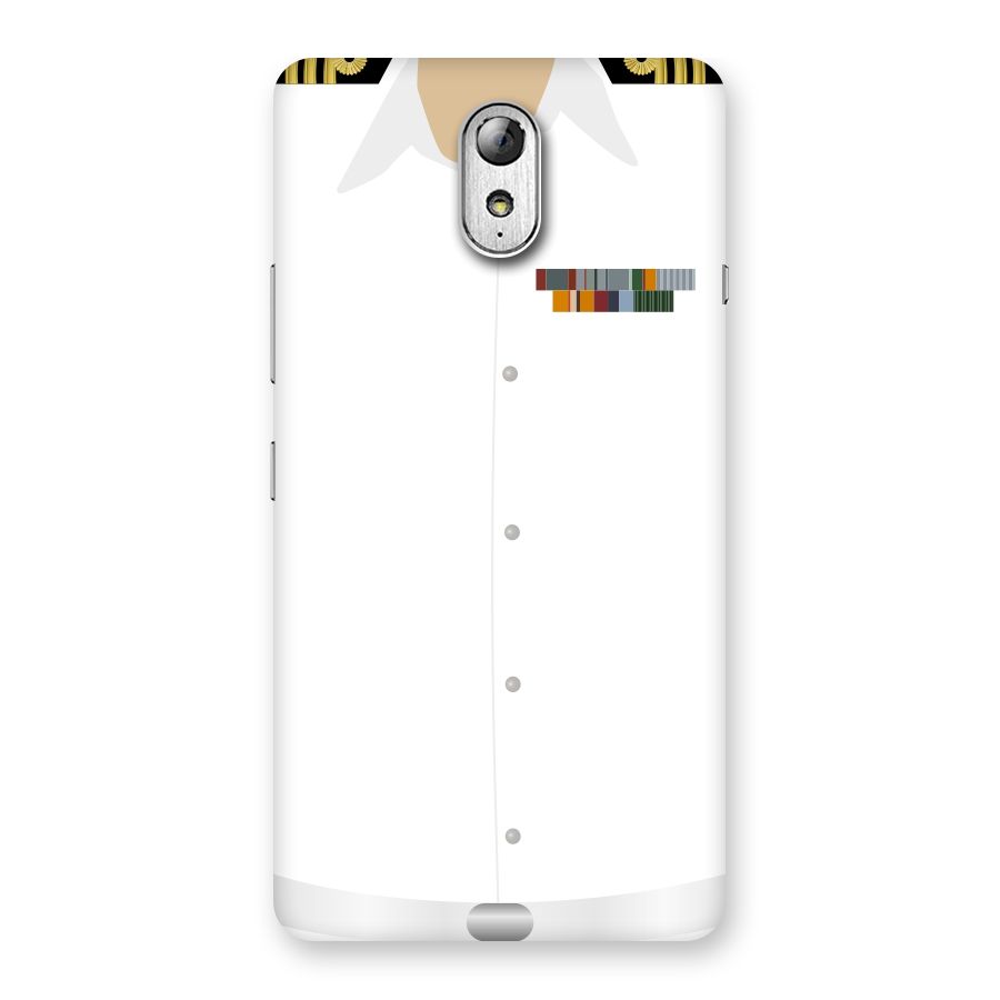 Navy Uniform Back Case for Lenovo Vibe P1M