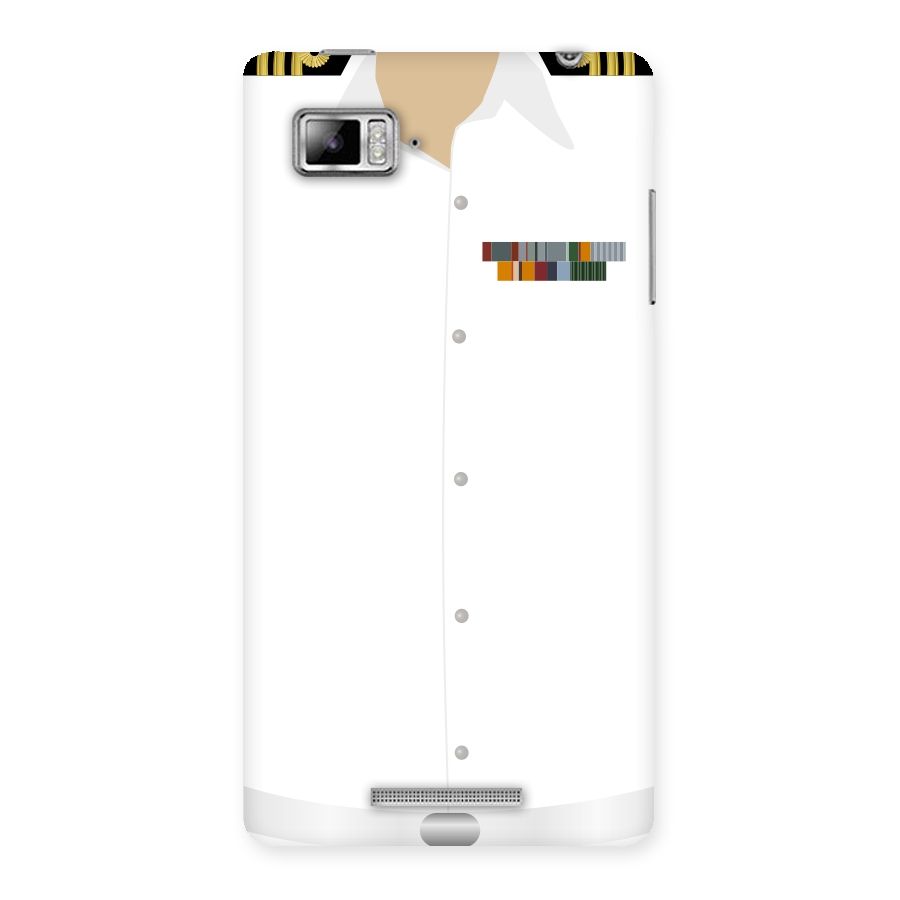 Navy Uniform Back Case for Lenovo Vibe Z K910