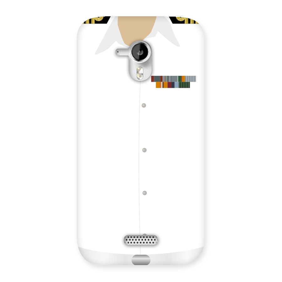 Navy Uniform Back Case for Micromax Canvas HD A116