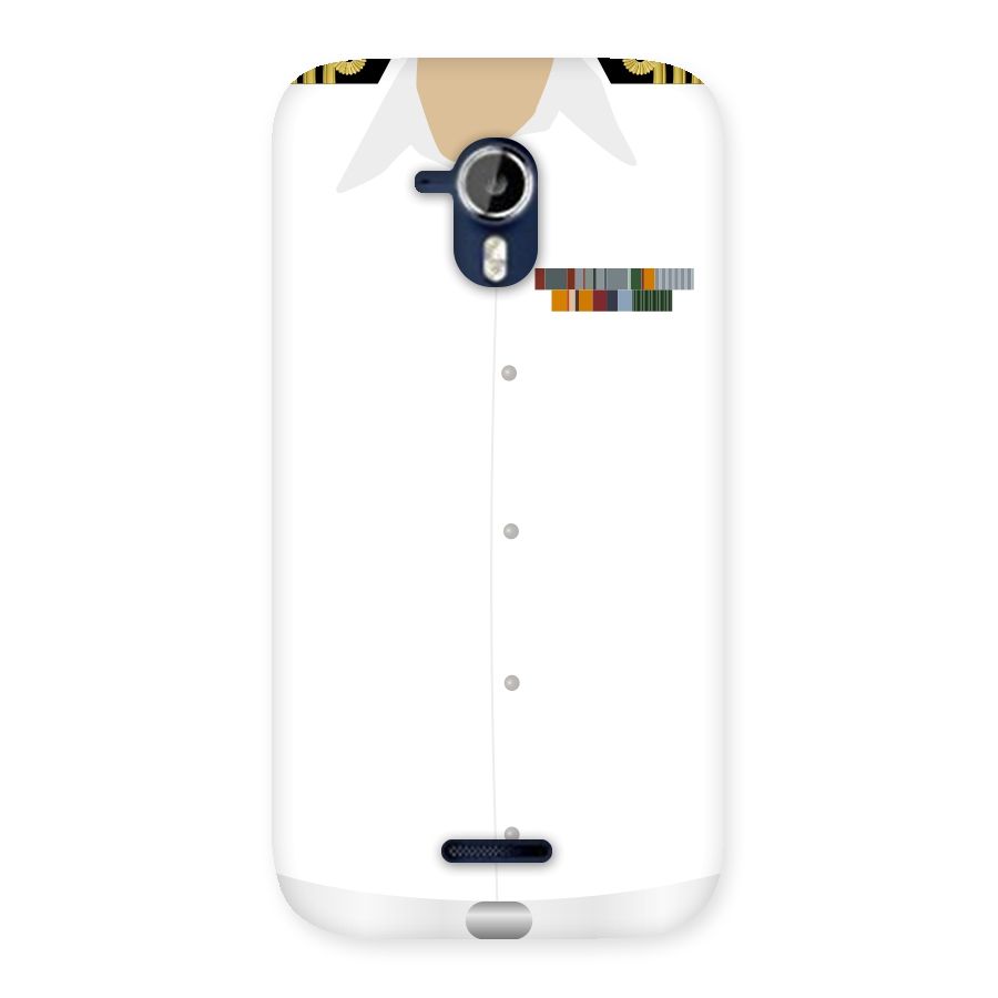 Navy Uniform Back Case for Micromax Canvas Magnus A117