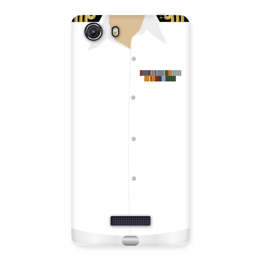 Navy Uniform Back Case for Micromax Unite 3