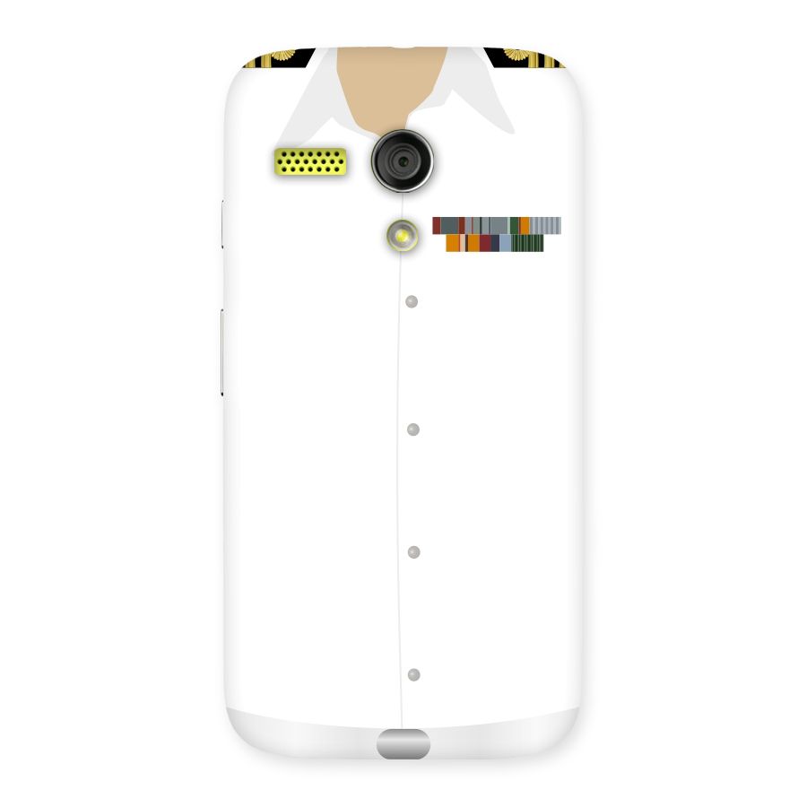 Navy Uniform Back Case for Moto G