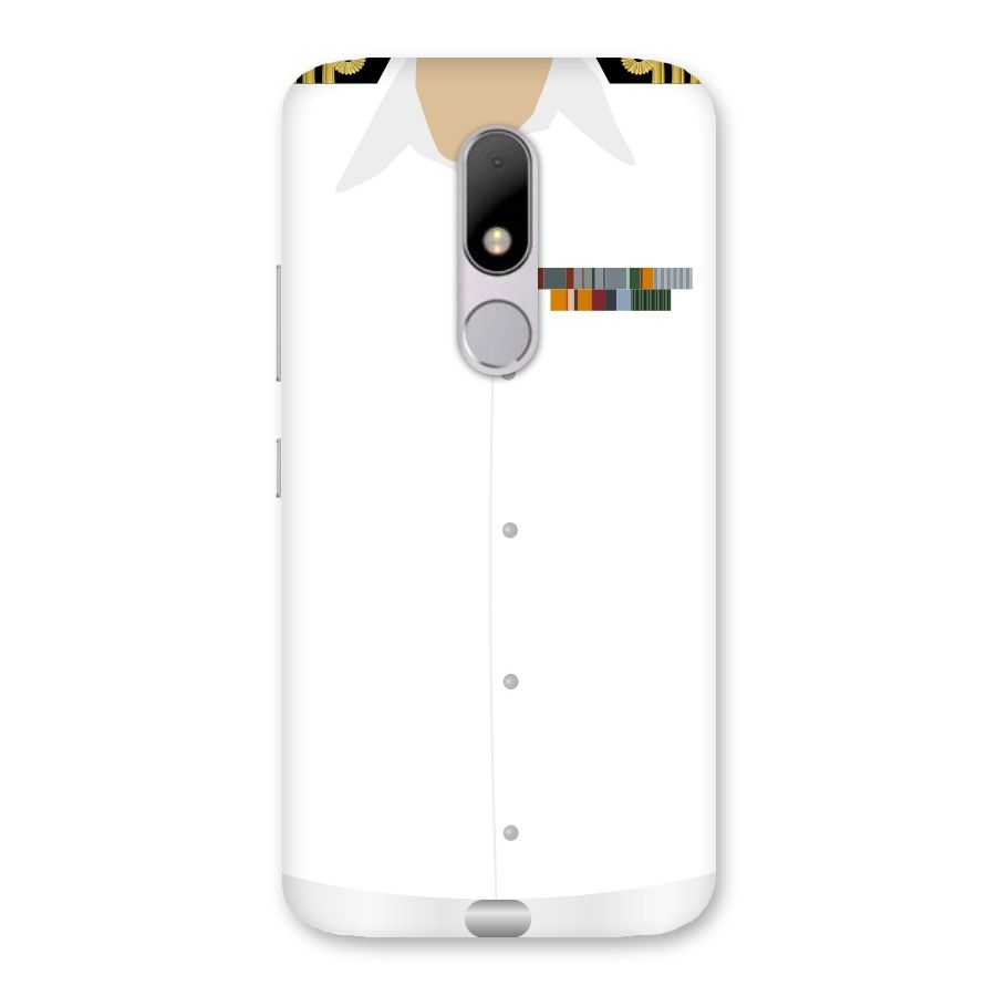 Navy Uniform Back Case for Moto M