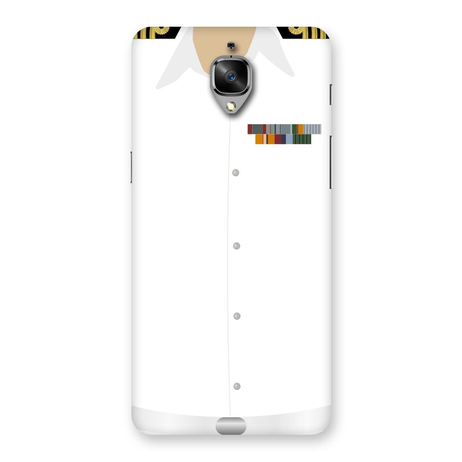 Navy Uniform Back Case for OnePlus 3