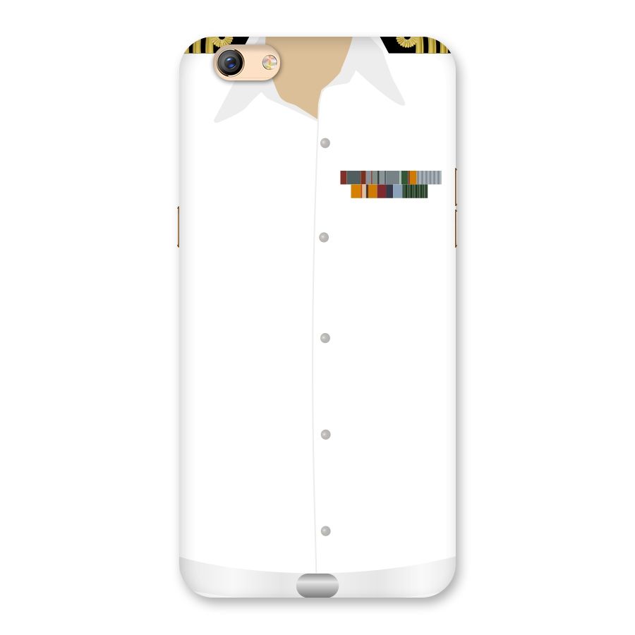 Navy Uniform Back Case for Oppo F3 Plus