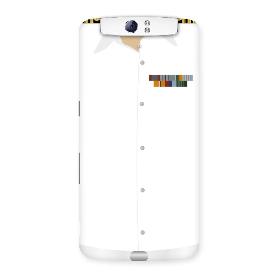 Navy Uniform Back Case for Oppo N1