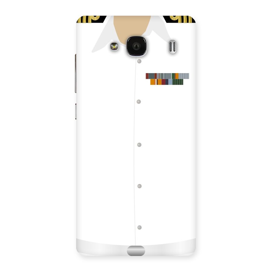 Navy Uniform Back Case for Redmi 2 Prime