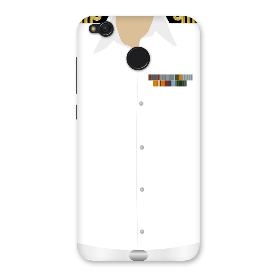 Navy Uniform Back Case for Redmi 4