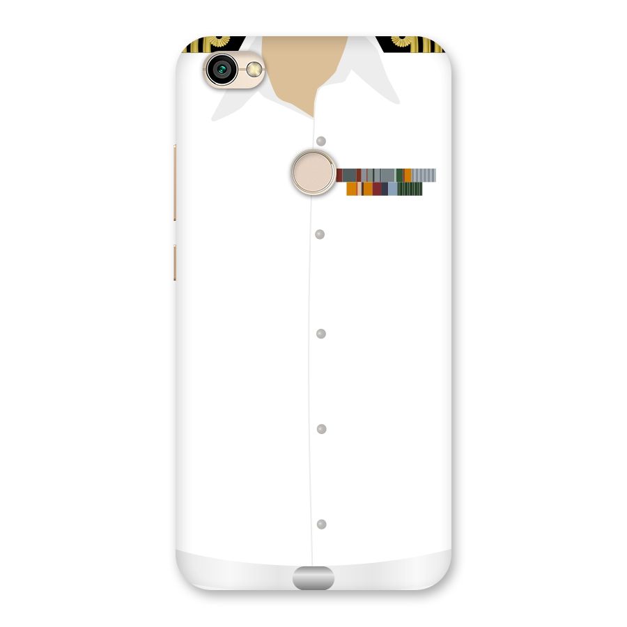 Navy Uniform Back Case for Redmi Y1 2017