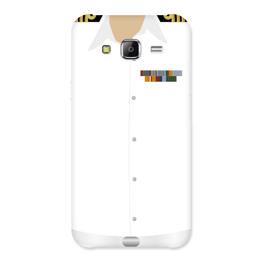 Navy Uniform Back Case for Samsung Galaxy J5