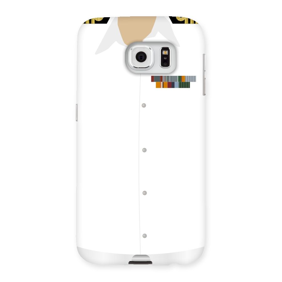 Navy Uniform Back Case for Samsung Galaxy S6