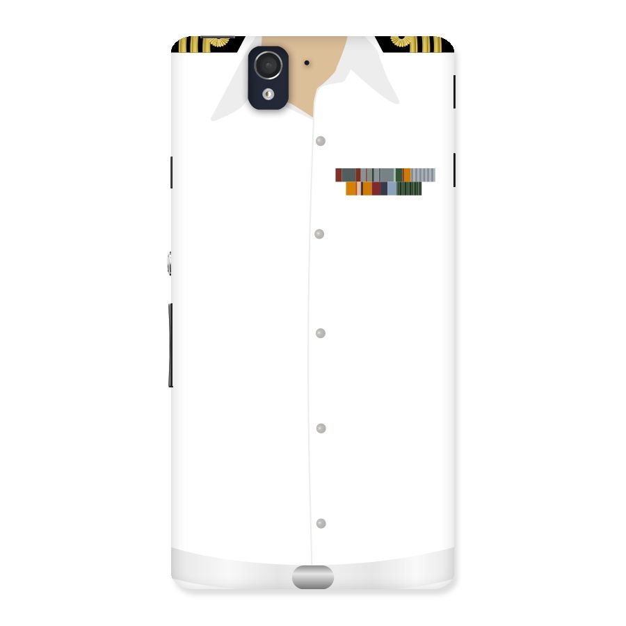 Navy Uniform Back Case for Sony Xperia Z